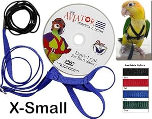 Aviator Harness and Leash X-Small Black