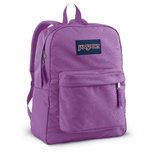 JanSport Classics Series Superbreak Backpack (Purple Slick) Purple