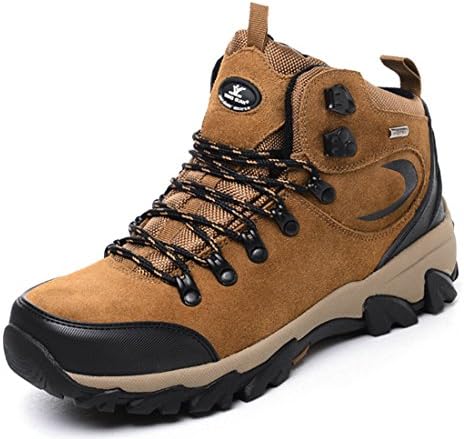 Oneone Men's Waterproof Hiking Boots Khaki Suede