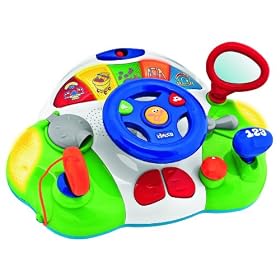 Chicco 17 cm Talking Driver Educational Bilingual Illuminating Toy
