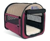 Petmate Portable Pet Home Small, Khaki/Plum
