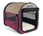 Petmate Portable Pet Home, Small, Khaki/Plum