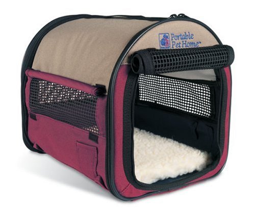 Childrens Toyshop  Pet Supplies : Petmate Portable Pet Home Small, Khaki/Plum