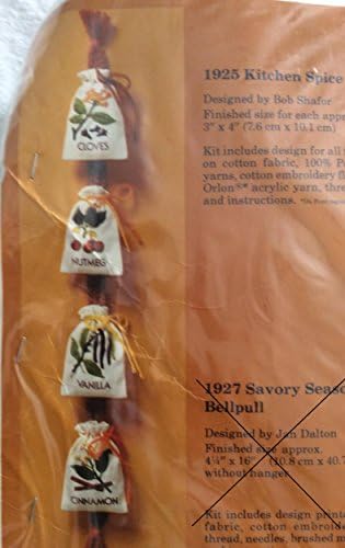 The Creative Circle Kitchen Spice Sacks and Savory Seasonings Bellpull