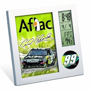 NASCAR Carl Edwards Digital Desk Clock