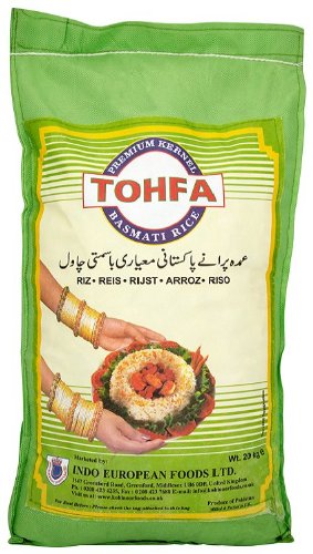 Tohfa Basmati Rice 20 kg Tohfa Basmati Rice 20 kg picture