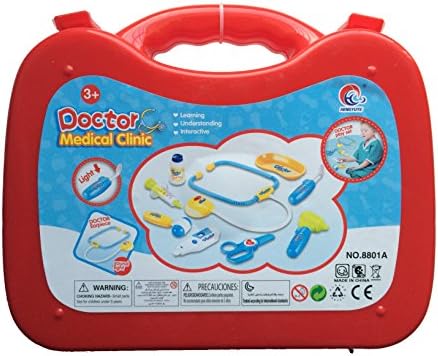 Shiela Children's Role Play Games of Doctor Medical Clinic Kit(blue)