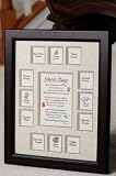School Days Years Photo Picture Mat and Frame 11x14 Taupe
