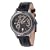 DKNY NY4408 Ladies Black Strap Stone Set Black Dial