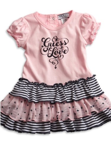 GUESS Kids Girls Three-Tiered Ruffle Dress  Bloomers 