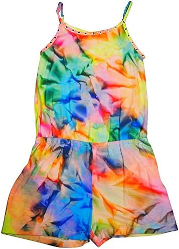Flowers by Zoe - Little Girls Tie Dye Romper