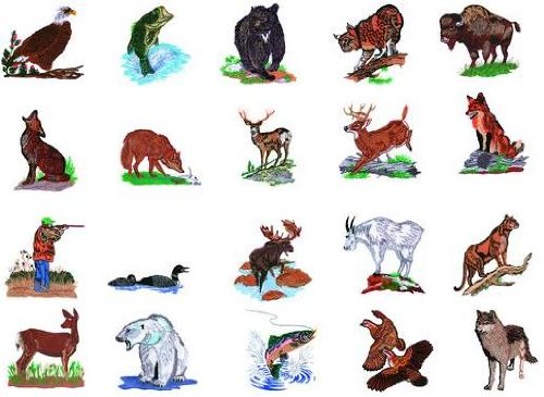 Brother/Babylock Embroidery Machine Card Wildlife 