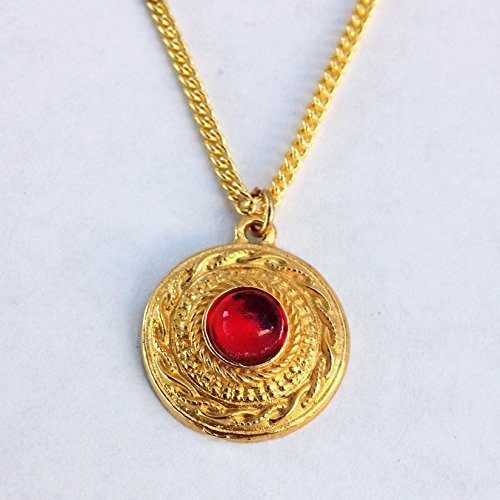 Henry VIII King Gem Pendant Necklace for Historic Renaissance Costume - 8821
