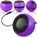 Impexo Purple Super Sound Rechargeable Mini Pocket Size Port