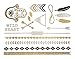 5 Sheets Fashion Body Art Stickers Removable Waterproof Temporary Tattoo - Patten Type: Wings, Letters, Cats, Totem, Cardiogram Hot - FZPSZH01001 by Sophiababywang
