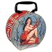 Bettie Page Round Tin Tote