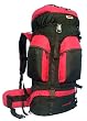 CUSCUS Internal Frame Hiking Travel Backpack 88L 6200ci Camping Journey Red