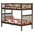 Arizona Twin/Twin Bunk Bed - Antique Walnut