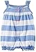 Carter's Baby Girls' Striped Romper (Baby) - Blue - 6 Months