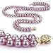 Lavender 6-7mm AA Freshwater Pearl Necklace 16 inch Choker Length