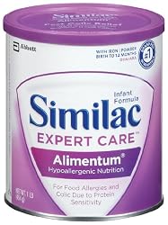 Similac Expert Care Alimentum Hypoallergenic Nutrition Formula, Powder, With Iron, 1-Pound (454 g) (Pack of 6)