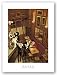Bistro by Juarez Machado 19"x25" Art Print Poster