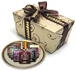Leonidas Belgian Chocolates: 1 lb Napolitain Sampler Ballotin - Mint, Cinnamon, Orange, Nibs, Feuilletine, 72% Pure Origin Sao Tome, Milk, White, and Dark Chocolate Squares
