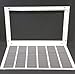 HVAC Premium 30'' X 18'' Steel Return Air Filter Grille for 1'' Filter - Easy Plastic Tabs for Removable Face/Door - HVAC Duct Cover - Flat Stamped Face - White [Outer Dimensions: 32 5/8