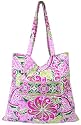 Vera Bradley Pinwheel Pink Curvy Tote