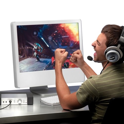 Beyerdynamic Headzone PC Gaming Digital Surround Sound System with MMX300 Digital Headset with Microphone