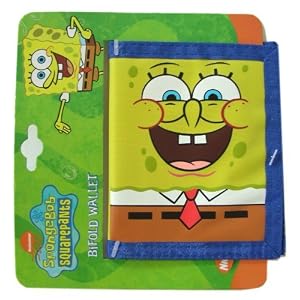 Click here to buy a Nick Jr Spongebob Bifold Wallet for Kids