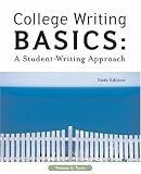 College Writing Basics: A Student-Writing Approach