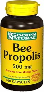 Bee Propolis 500mg - 100 caps,(Good'n Natural)