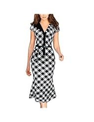 V-neck Short Sleeves Flared-Skirt Polyester Cocktail Belted Mermaid Bodycon Dress/Evening Dress/Prom Dress/Party Dress/Wedding Dress 