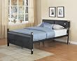 Z-Bedroom Full Size Bookcase Bed with Flat Panel Footboard By Powell Furniture