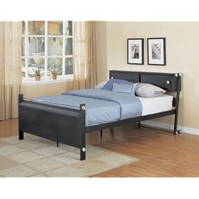 Z Bedroom Full Bookcase Bed (87-1 2 x 61 x 40H) by Powell
