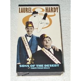 Laurel & Hardy: Sons of Desert + Them Hills [VHS]