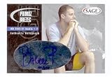 Primo Brezec Autographed/Hand Signed Basketball Card (Charlotte Bobcats) 2000 SAGE Rookie #A4