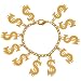 1 3/8" Dollar Sign Charms On 7" title=