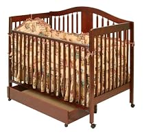 Stork Craft Chelsea 4-in-1 Crib with Drawer in Cherry