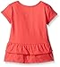 Gerber Graduates Girls Short Sleeve Swing Top with Back Ruffle, Butterfly, 18 Months
