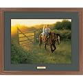 Ridin' Double Framed Print By Robert Duncan