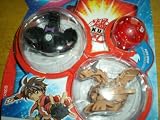 Bakugan Bakuglow Starter Pack(Black Percival, Tan Neo Dragonoid, Clear ed Mystery Ball)