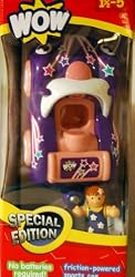 Wow Toys Friction Powered Sport Car Purple with Little Girl Figure No Batteries Required