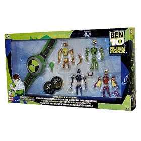 Ben 10 Alien Force Figure Action Set