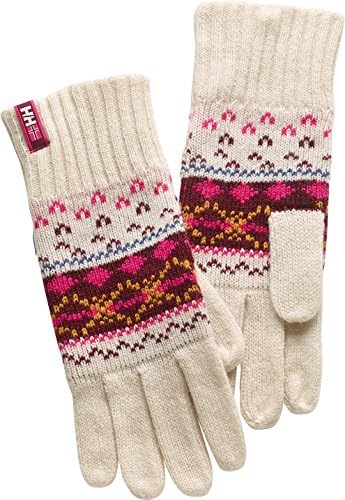 Helly Hansen 2014/15 Women's Frost Heritage Knit Gloves - 6 PACK - 67975 (Eggshell - STD)