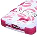 For LG Tribute case, LUXCA (TM) LG Tribute / Transpyre / LG F60 cover Heavy Duty TUFF Verge Rugged Impact Armor Hybrid Kickstand Case Phone Cover + LCD Screen Protector + Stylus Pen (Kisses / Pink Tuff)