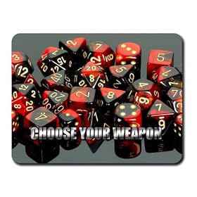 Role Playing Game Dice Mouse Mat
