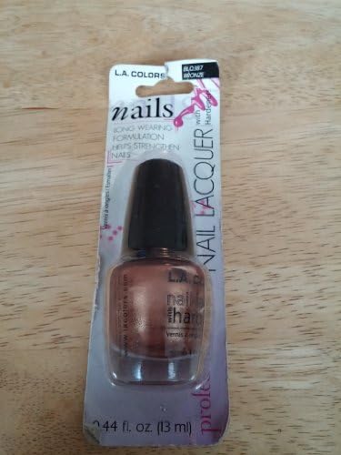 LA Colors Professional Series Nail Lacquer With Hardeners, Bronze BLQ387