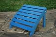 Adirondack Ottoman - SLATE BLUE